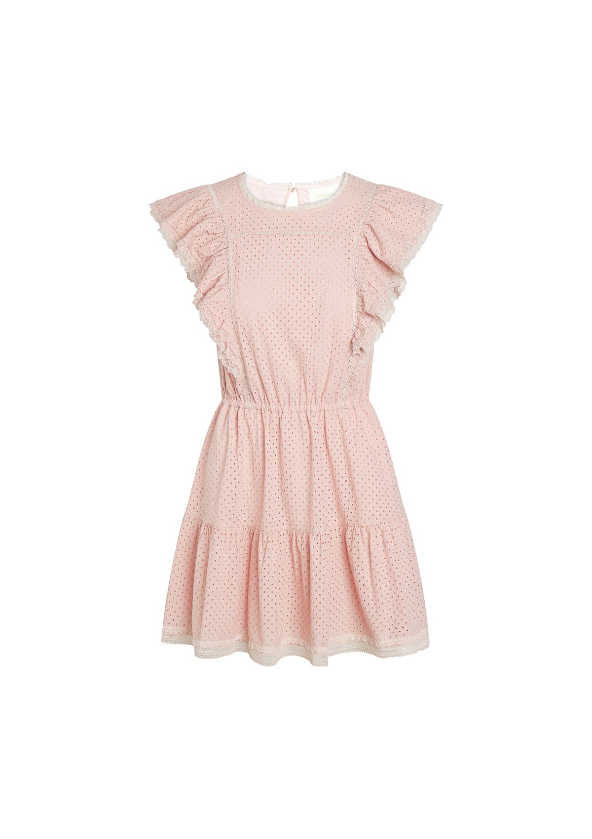 LEYLA COTTON EYELET MINI DRESS LEYLA COTTON EYELET MINI DRESS