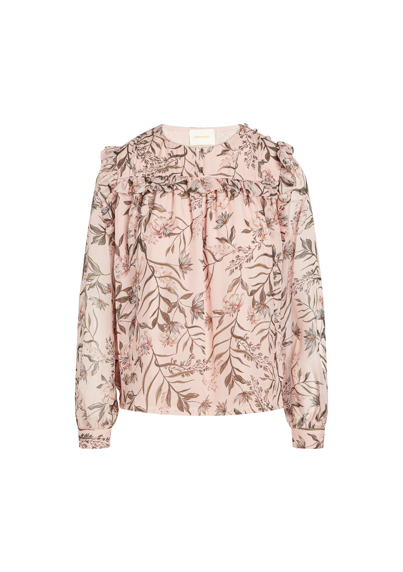 CHARO SILK TOP - AMMANDRA